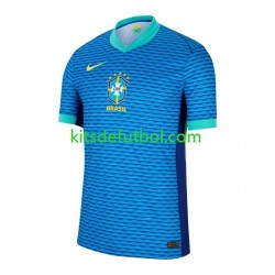 Brasil Copa America 2024 Hombre Camiseta de visitante Manga Corta