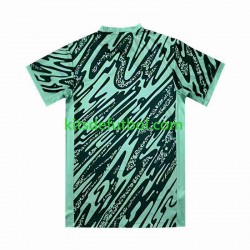 Brasil Portero Copa America 2024 Hombre Camiseta Verde alternativa Manga Corta