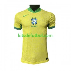 Brasil Hombre Camiseta de local 2023-2024 Manga Corta