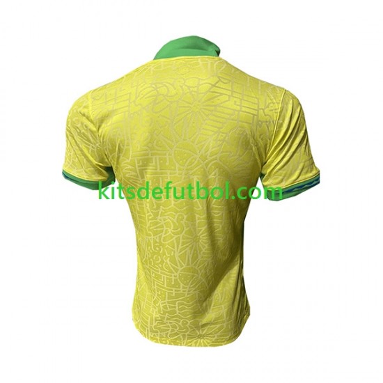 Brasil Hombre Camiseta de local 2023-2024 Manga Corta