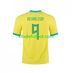 Brasil RICHARLISON 9 2022 Hombre Camiseta de local Manga Corta
