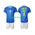 Equipación completa Niño Brasil VINI JR 7 2024 Camiseta de visitante Manga Corta