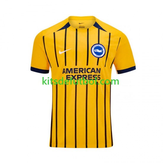 Brighton Hove Albion Hombre Camiseta de visitante 2024-2025 Manga Corta
