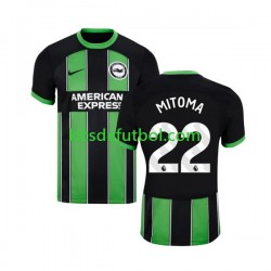 Brighton Hove Albion Mitoma 22 Hombre Camiseta de visitante 2023-2024 Manga Corta