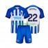 Equipación completa Niño Brighton Hove Albion Mitoma 22 Camiseta de local 2023-2024 Manga Corta