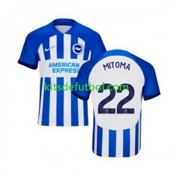 Brighton Hove Albion Mitoma 22 Hombre Camiseta de local 2023-2024 Manga Corta
