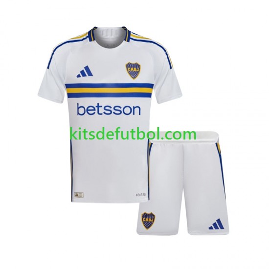 Equipación completa Niño CA Boca Juniors Camiseta de visitante 2024-2025 Manga Corta