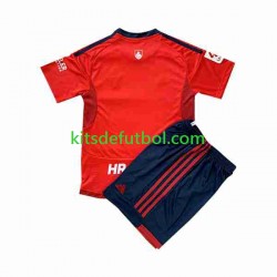 Equipación completa Niño CA Osasuna Camiseta de local 2023-2024 Manga Corta