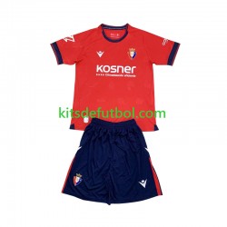 Equipación completa Niño CA Osasuna Camiseta de local 2024-2025 Manga Corta