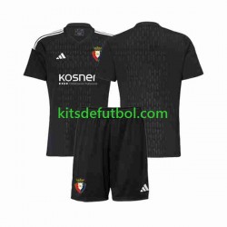 Equipación completa Niño CA Osasuna Portero Camiseta de visitante 2023-2024 Manga Corta