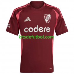 CA River Plate Hombre Camiseta de visitante 2024-2025 Manga Corta