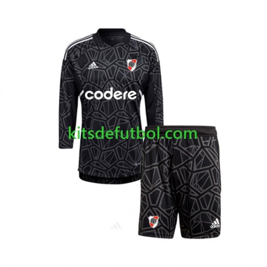 Equipación completa Niño CA River Plate Portero 2023 Camiseta de local Manga Larga