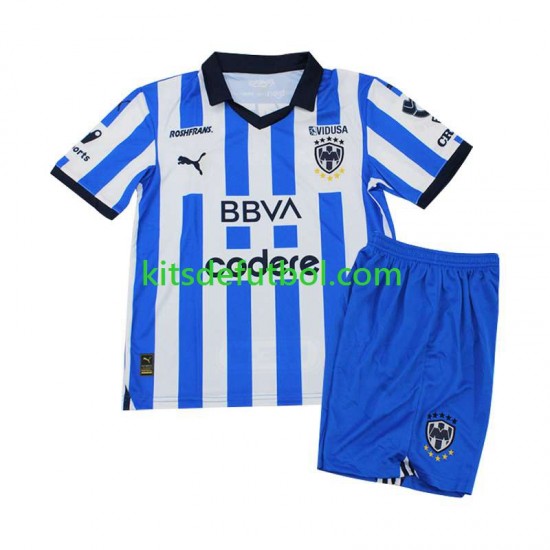 Equipación completa Niño CF Monterrey Camiseta de local 2023-2024 Manga Corta