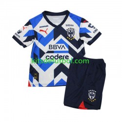 Equipación completa Niño CF Monterrey Camiseta alternativa 2023-2024 Manga Corta
