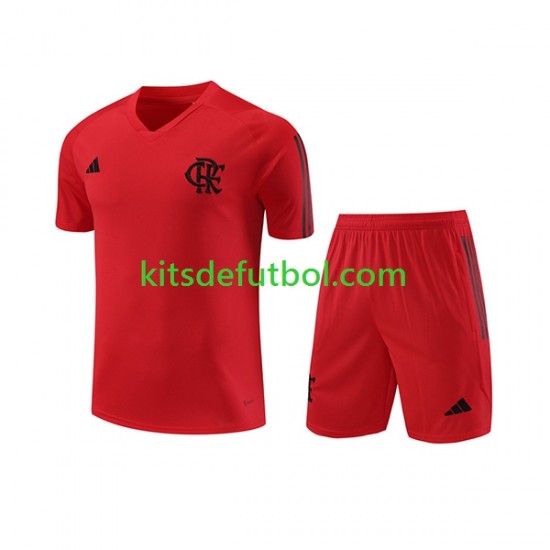 CR Flamengo Camiseta de Entrenamiento y Pantalones Rojo 2023-2024