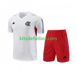 CR Flamengo Camiseta de Entrenamiento y Pantalones Blanco 2023-2024