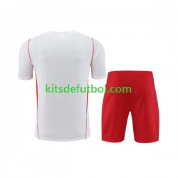 CR Flamengo Camiseta de Entrenamiento y Pantalones Blanco 2023-2024