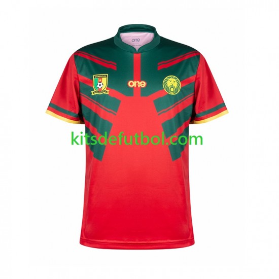 Camerún World Cup 2022 Hombre Camiseta alternativa Manga Corta
