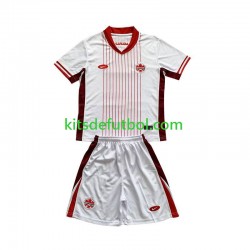 Equipación completa Niño Canadá 2024 Camiseta de visitante Manga Corta