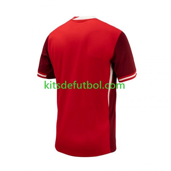 Canadá Copa America 2024 Hombre Camiseta Rojo de local Manga Corta