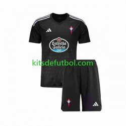Equipación completa Niño Celta de Vigo Portero Camiseta de visitante 2023-2024 Manga Corta