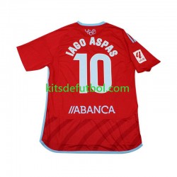 Celta de Vigo Iago Aspas 10 Hombre Camiseta de visitante 2023-2024 Manga Corta