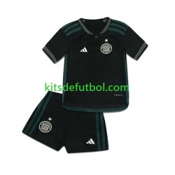 Equipación completa Niño Celtic Camiseta de visitante 2023-2024 Manga Corta