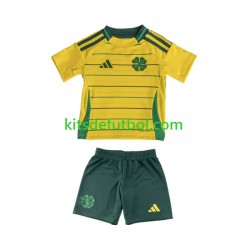 Equipación completa Niño Celtic Camiseta de visitante 2024-2025 Manga Corta
