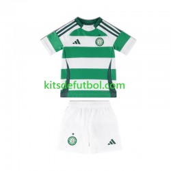 Equipación completa Niño Celtic Camiseta de local 2024-2025 Manga Corta