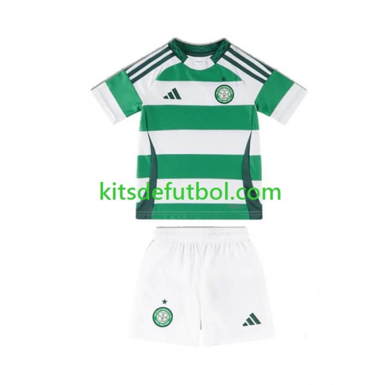 Equipación completa Niño Celtic Camiseta de local 2024-2025 Manga Corta Equipación completa Niño Celtic Camiseta de local 2024-2025 Manga Corta