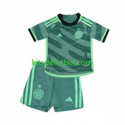 Equipación completa Niño Celtic Camiseta alternativa 2023-2024 Manga Corta