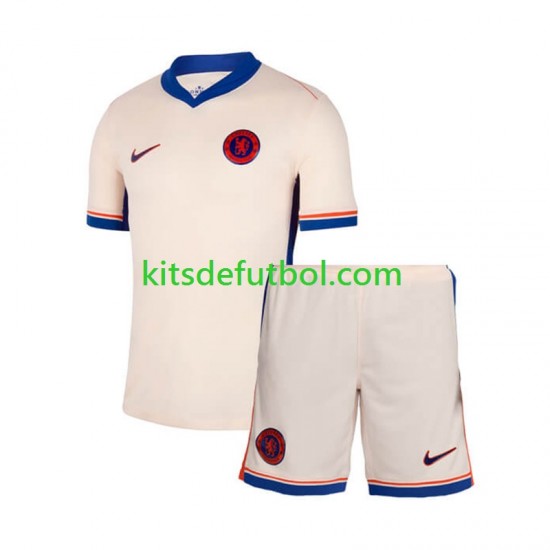Equipación completa Niño Chelsea Camiseta de visitante 2024-2025 Manga Corta