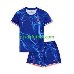 Equipación completa Niño Chelsea Camiseta de local 2024-2025 Manga Corta