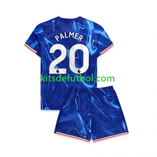 Equipación completa Niño Chelsea Cole Palmer 20 Camiseta de local 2024-2025 Manga Corta