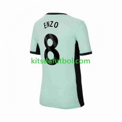 Chelsea Enzo Fernandez 8 Hombre Camiseta alternativa 2023-2024 Manga Corta