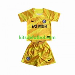 Equipación completa Niño Chelsea Portero Camiseta de local 2023-2024 Manga Corta
