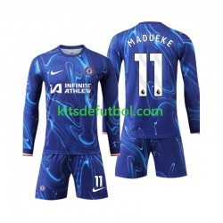 Equipación completa Niño Chelsea Madueke 11 Camiseta de local 2024-2025 Manga Larga