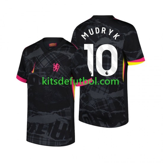 Chelsea Mychajlo Mudryk 10 Hombre Camiseta alternativa 2024-2025 Manga Corta