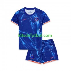 Equipación completa Niño Chelsea Noni Madueke 11 Camiseta de local 2024-2025 Manga Corta