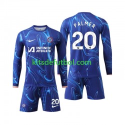 Equipación completa Niño Chelsea Palmer 20 Camiseta de local 2024-2025 Manga Larga