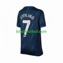 Chelsea Raheem Sterling 7 Hombre Camiseta de visitante 2023-2024 Manga Corta