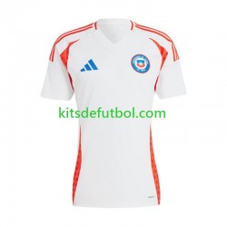Chile Copa America 2024 Hombre Camiseta de visitante Manga Corta