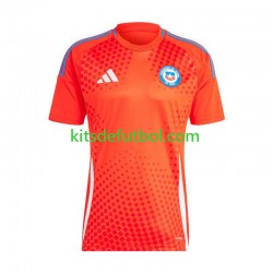 Chile Copa America 2024 Hombre Camiseta de local Manga Corta