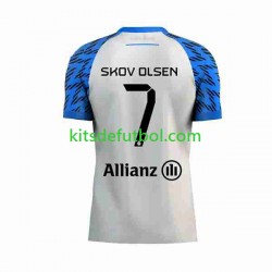 Club Brugge Andreas Skov Olsen 7 Hombre Camiseta de visitante 2023-2024 Manga Corta