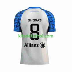 Club Brugge Michal Skoras 8 Hombre Camiseta de visitante 2023-2024 Manga Corta