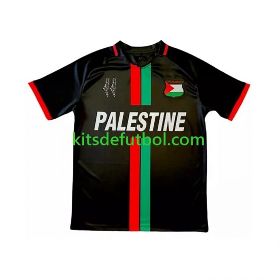 Club Deportivo Palestino Center Stripre Hombre Camiseta de local 2024-2025 Manga Corta