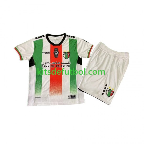 Equipación completa Niño Club Deportivo Palestino Camiseta de local 2024-2025 Manga Corta