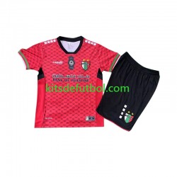 Equipación completa Niño Club Deportivo Palestino Portero Camiseta de local 2024-2025 Manga Corta