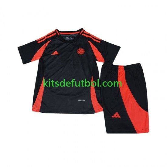Equipación completa Niño Colombia 2024 Camiseta de visitante Manga Corta