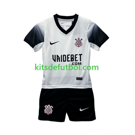 Equipación completa Niño Corinthians Camiseta de local 2024-2025 Manga Corta